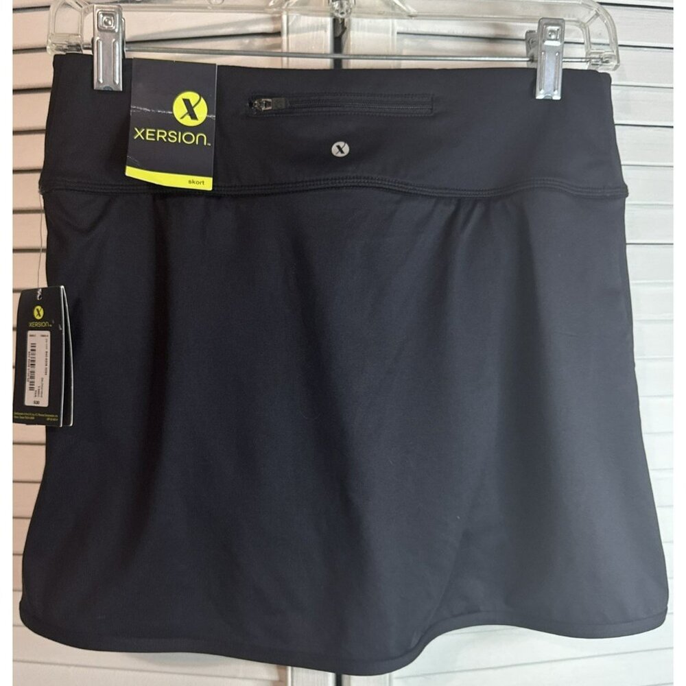 High-Rise Skirt black tennis layered skort Size XSmall Version